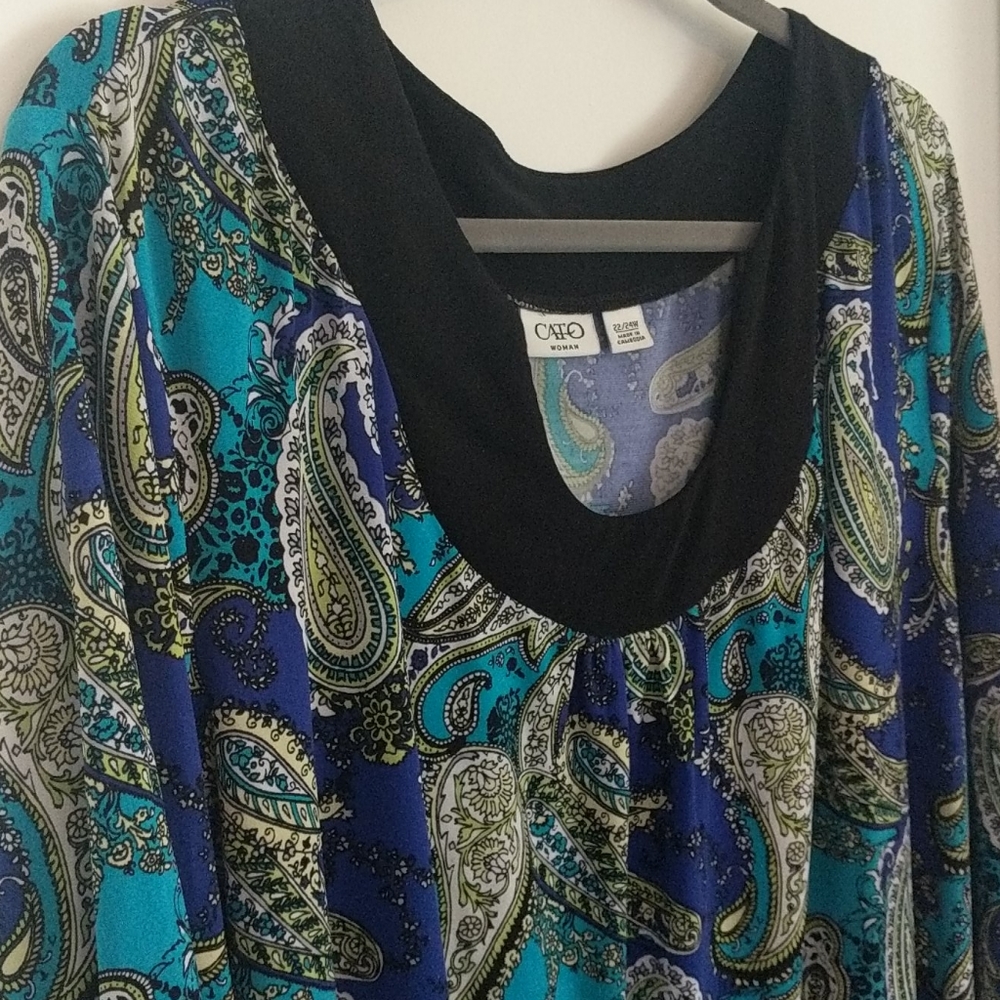 Jewel Tone Paisley Tunic